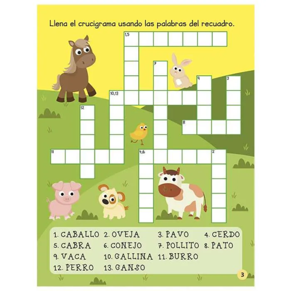 Actividades Animales de la Granja - Lexus Editores Panama