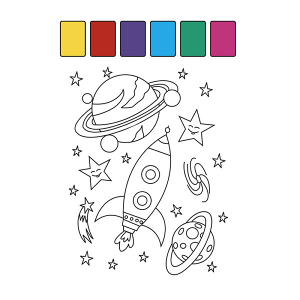 Espacio Libro para Colorear - Imagen 2