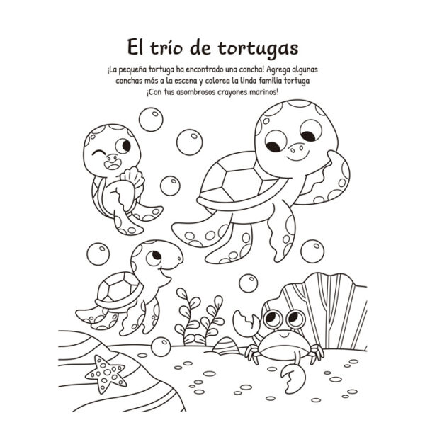 Bajo el Mar – Para colorear - Imagen 3