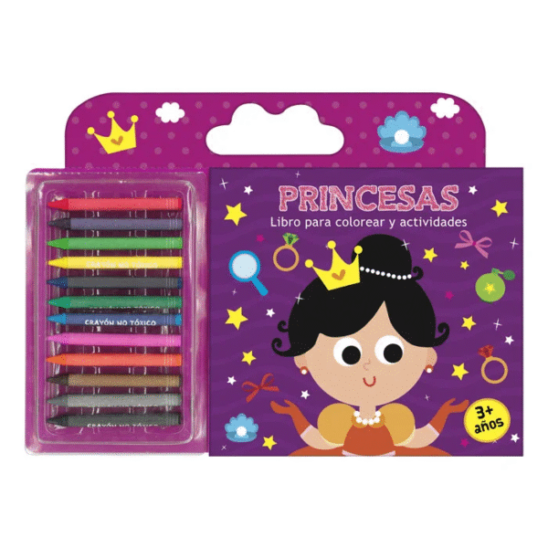 Princesas Libro para Colorear y Actividades