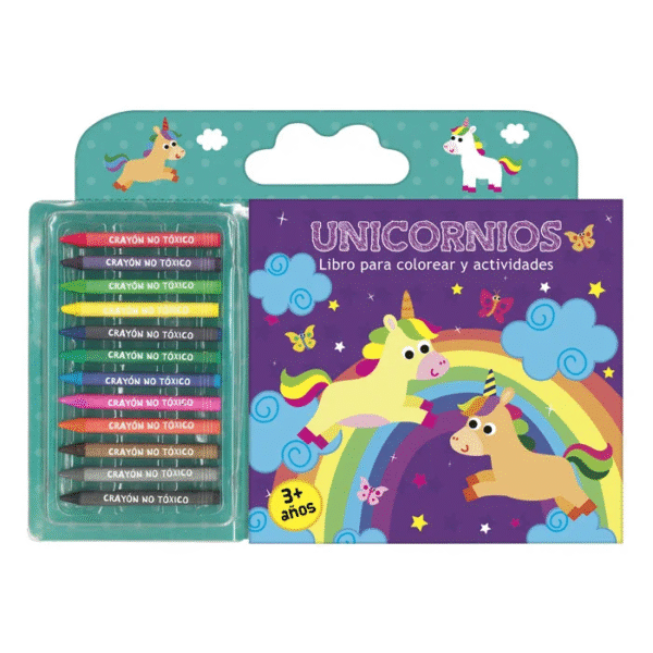 Unicornios Libro para Colorear y Actividades