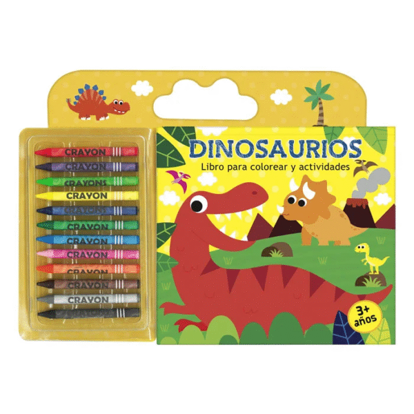 Dinosaurios Libro para Colorear y Actividades