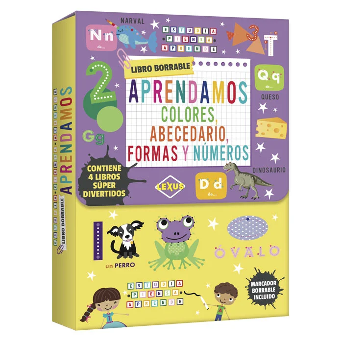 Aprendamos Colores, Abecedario, Formas y Números
