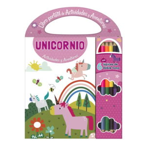 Libro Portátil de Actividades y Aventuras – Unicornio