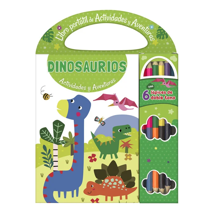 Libro Portátil de Actividades y Aventuras – Dinosaurios