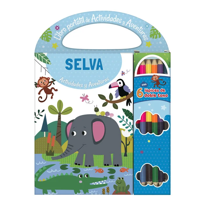 Libro Portátil de Actividades y Aventuras – Selva