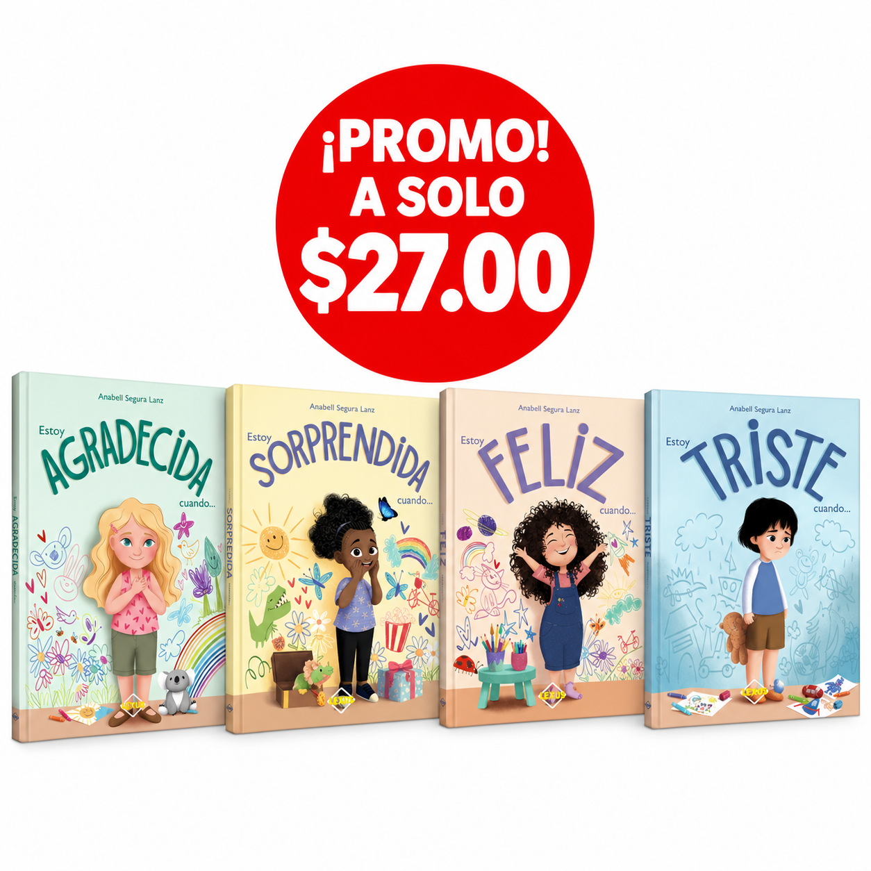 Pack Emociones | Colección Completa (4 Libros)
