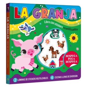 La Granja – Libros con stickers reutilizables