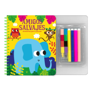 Amigos Salvajes – Aventuras para Colorear