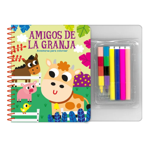 Amigos de la Granja – Aventuras para Colorear - Lexus Editores Panama
