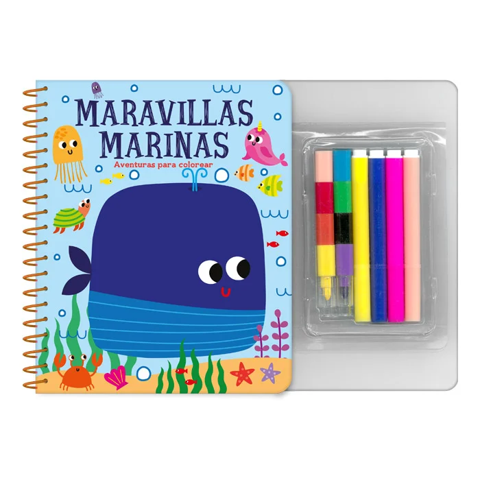 Maravillas Marinas – Aventuras para Colorear