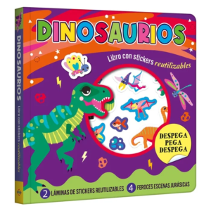 Dinosaurios – Libros con stickers reutilizables