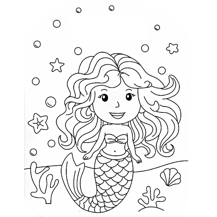 Libro para Colorear con Gemas – Sirenas Mágicas - Imagen 2